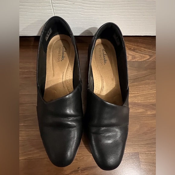Clarks Juliet Palm Slip-On Black Shoes Size 8 - Picture 2 of 7